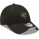 cappellino-nero-regolabile-9forty-repreve-flag-sandwich-ducati-motor-motogp-di-new-era