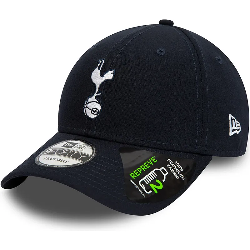cappellino-visiera-curva-blu-marino-regolabile-9forty-repreve-di-tottenham-hotspur-football-club-premier-league-di-new-era