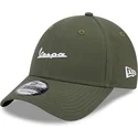 cappellino-curvo-verde-regolabile-9forty-seasonal-di-vespa-piaggio-di-new-era