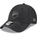 cappellino-curvo-mimetico-nero-regolabile-9forty-di-ducati-motor-motogp-di-new-era