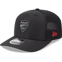 cappellino-trucker-nero-9fifty-stretch-snap-ripstop-di-ducati-motor-motogp-di-new-era