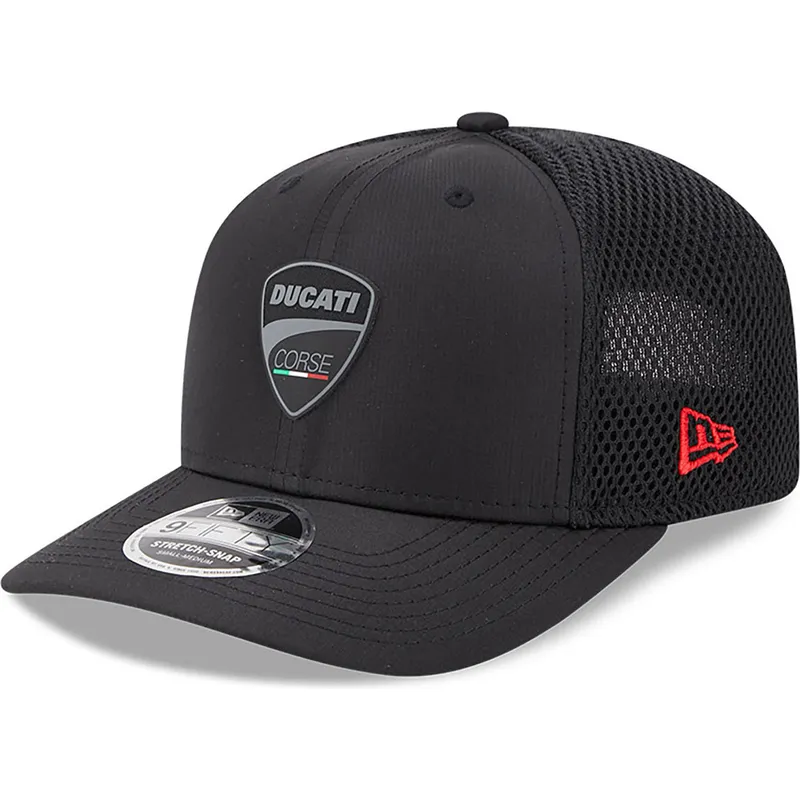 cappelli-curva-nero-snapback-9fifty-stretch-snap-ripstop-dei-ducati-motor-motogp-di-new-era cappelli-curva-nero-snapback-9fifty-stretch-snap-ripstop-dei-ducati-motor-motogp-di-new-era
