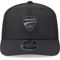 cappellino-trucker-nero-9fifty-stretch-snap-ripstop-di-ducati-motor-motogp-di-new-era