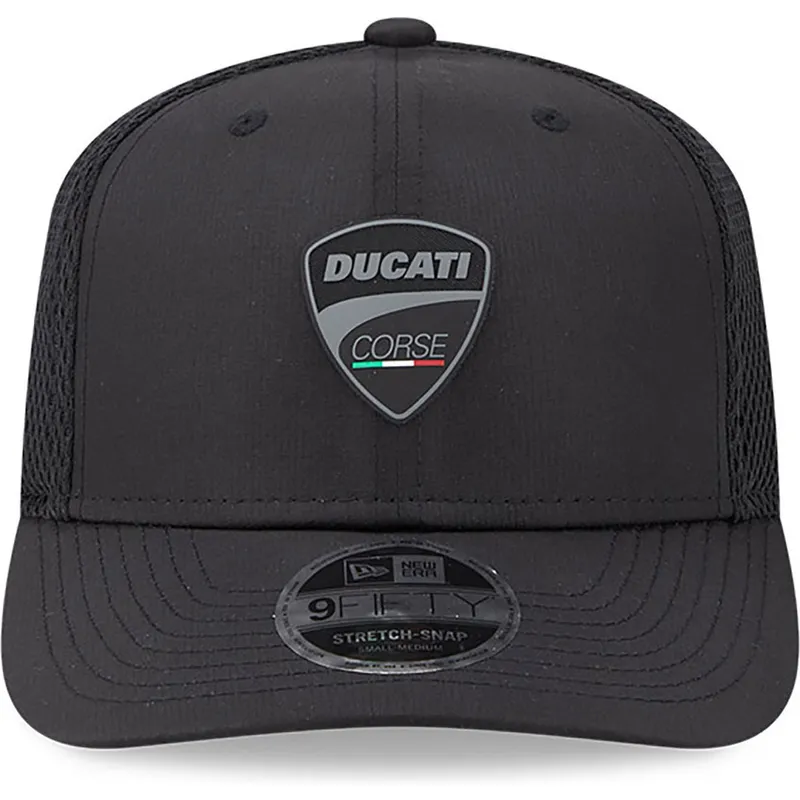 cappelli-curva-nero-snapback-9fifty-stretch-snap-ripstop-dei-ducati-motor-motogp-di-new-era cappelli-curva-nero-snapback-9fifty-stretch-snap-ripstop-dei-ducati-motor-motogp-di-new-era
