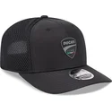 cappellino-trucker-nero-9fifty-stretch-snap-ripstop-di-ducati-motor-motogp-di-new-era