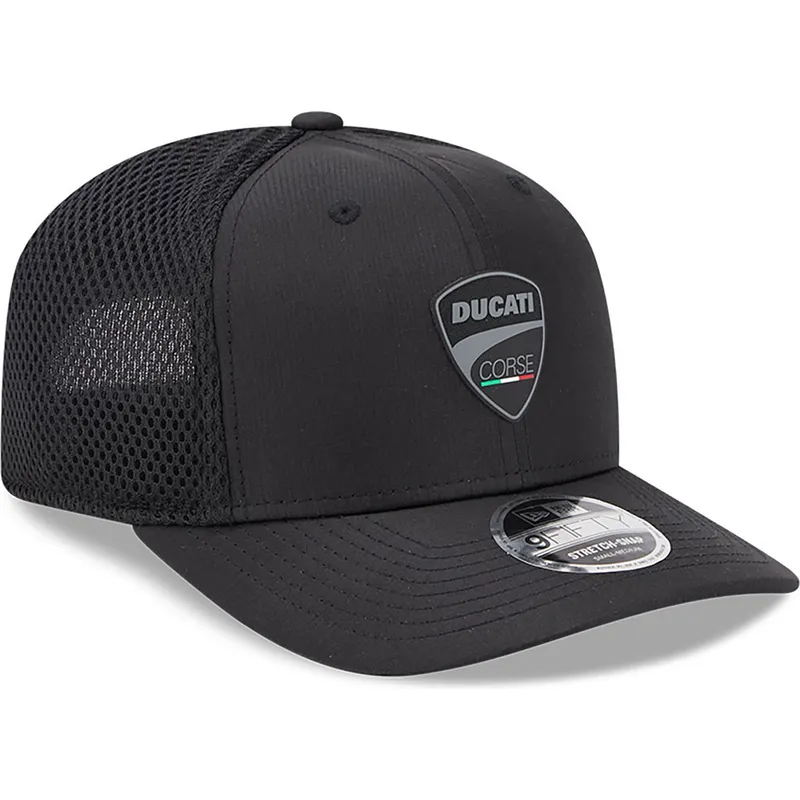 cappelli-curva-nero-snapback-9fifty-stretch-snap-ripstop-dei-ducati-motor-motogp-di-new-era cappelli-curva-nero-snapback-9fifty-stretch-snap-ripstop-dei-ducati-motor-motogp-di-new-era