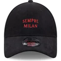 casquette-courbee-noire-ajustable-sempre-milan-9forty-needle-cord-ac-milan-serie-a-new-era