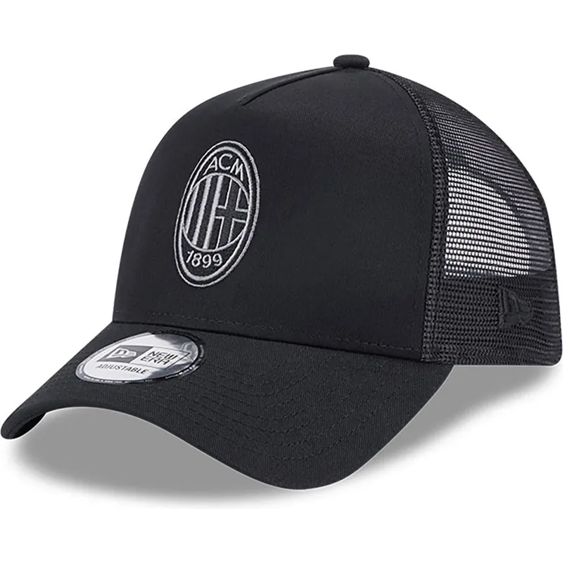 mutzen-gebogen-schwarz-snapback-a-frame-core-der-ac-milan-serie-a-von-new-era