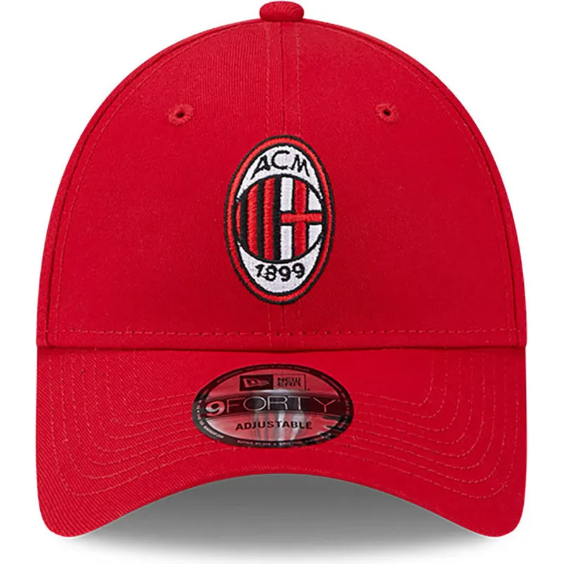 cappellino-curvo-rosso-regolabile-9forty-core-di-ac-milan-serie-a-di-new-era