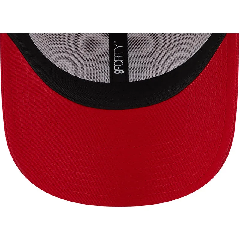 rote-verstellbare-curved-cap-9forty-core-von-ac-milan-serie-a-von-new-era