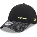 schwarze-verstellbare-curved-cap-9forty-reflective-visor-von-valentino-rossi-vr46-motogp-von-new-era