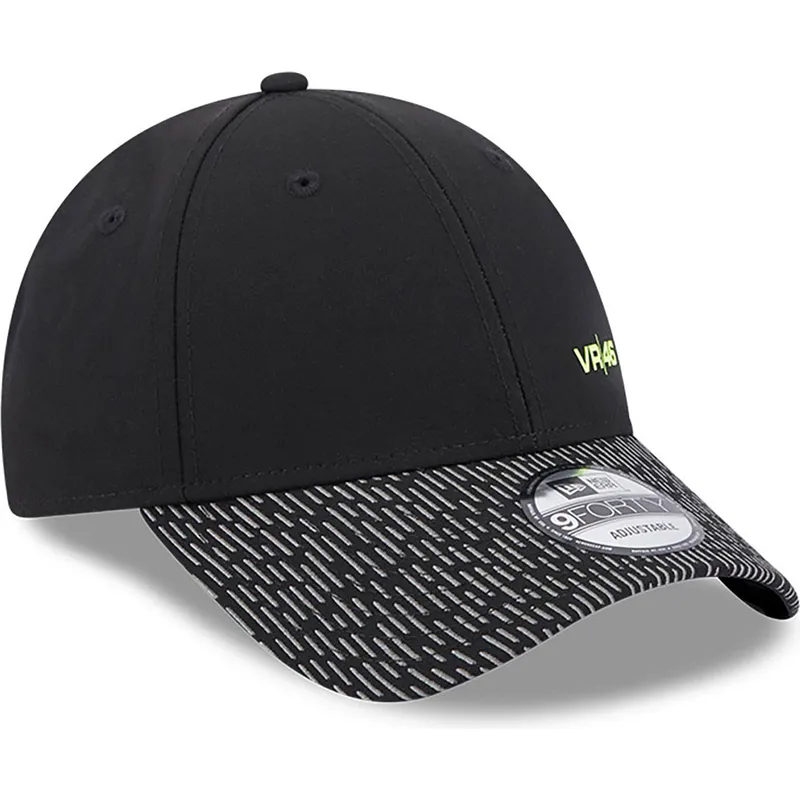 cappellino-curvo-nero-regolabile-9forty-reflective-visor-di-valentino-rossi-vr46-motogp-di-new-era
