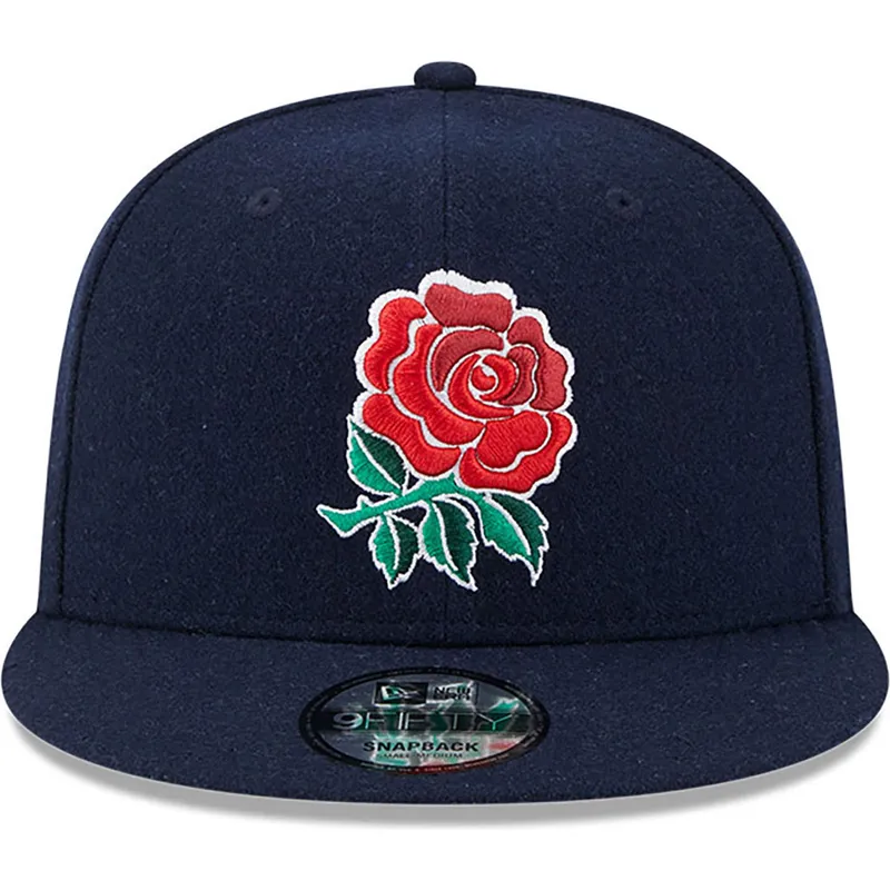 cappelli-piatta-blu-snapback-9fifty-wool-dei-england-rugby-rfu-di-new-era