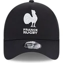 schwarze-a-frame-monochrome-trucker-kappe-der-french-rugby-federation-ffr-von-new-era