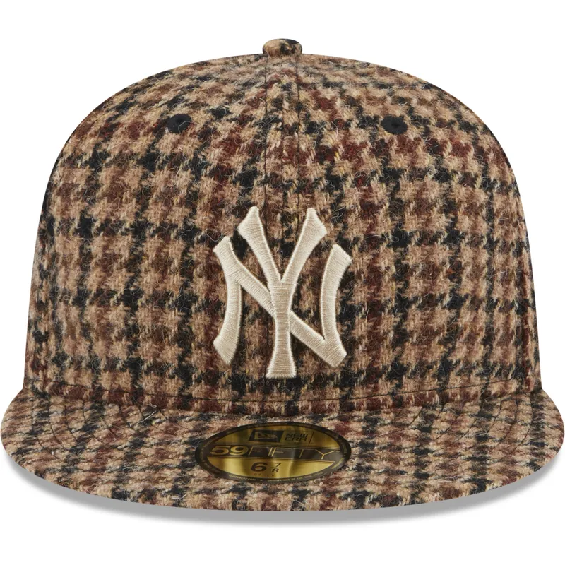 mutzen-flach-braun-angepasst-59fifty-harris-tweed-der-new-york-yankees-mlb-von-new-era mutzen-flach-braun-angepasst-59fifty-harris-tweed-der-new-york-yankees-mlb-von-new-era