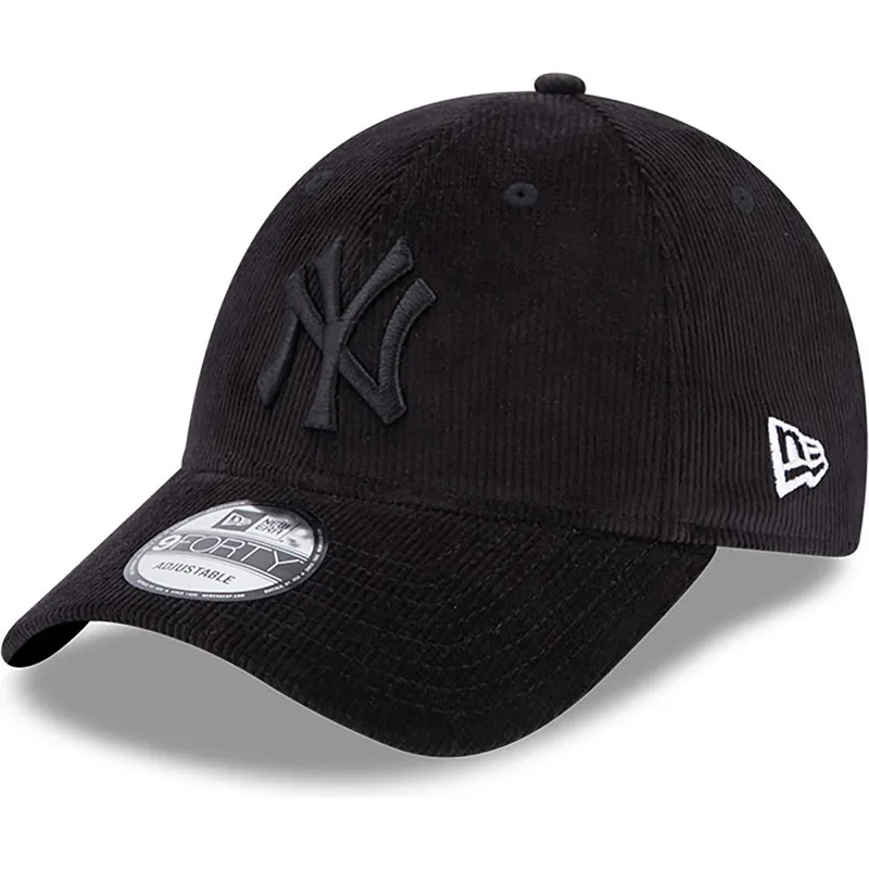 mutzen-gebogen-schwarz-verstellbares-band-9forty-cord-der-new-york-yankees-mlb-von-new-era mutzen-gebogen-schwarz-verstellbares-band-9forty-cord-der-new-york-yankees-mlb-von-new-era