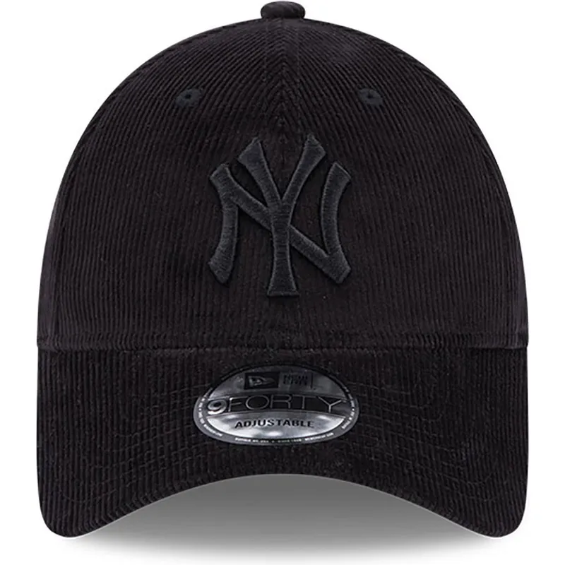 mutzen-gebogen-schwarz-verstellbares-band-9forty-cord-der-new-york-yankees-mlb-von-new-era mutzen-gebogen-schwarz-verstellbares-band-9forty-cord-der-new-york-yankees-mlb-von-new-era