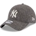 cappelli-curva-grigio-cinghia-regolabile-9twenty-tweed-pack-dei-new-york-yankees-mlb-di-new-era