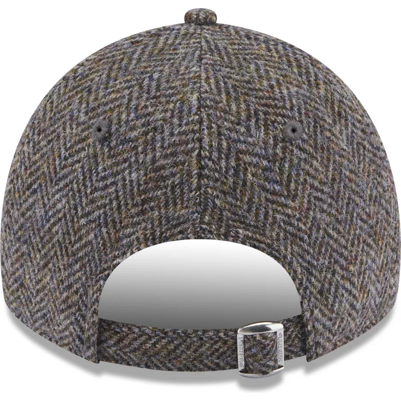 mutzen-gebogen-grau-verstellbares-band-9twenty-tweed-pack-der-new-york-yankees-mlb-von-new-era
