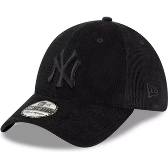 Casquette courbée noire ajustée 39THIRTY Cord New York Yankees MLB New Era