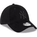 casquette-courbee-noire-ajustee-39thirty-cord-new-york-yankees-mlb-new-era