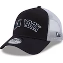 new-era-a-frame-team-script-new-york-yankees-mlb-navy-blue-trucker-hat