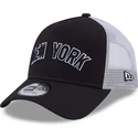 new-era-new-york-yankees-mlb-a-frame-team-script-trucker-cap-in-marineblau