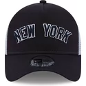 new-era-a-frame-team-script-new-york-yankees-mlb-navy-blue-trucker-hat