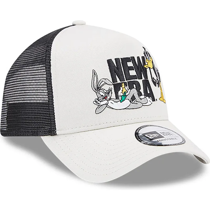 cappelli-curva-beige-snapback-a-frame-dei-bugs-bunny-y-pato-lucas-looney-tunes-di-new-era