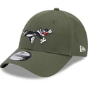 cappellino-curvo-verde-regolabile-9forty-di-silvestro-looney-tunes-di-new-era