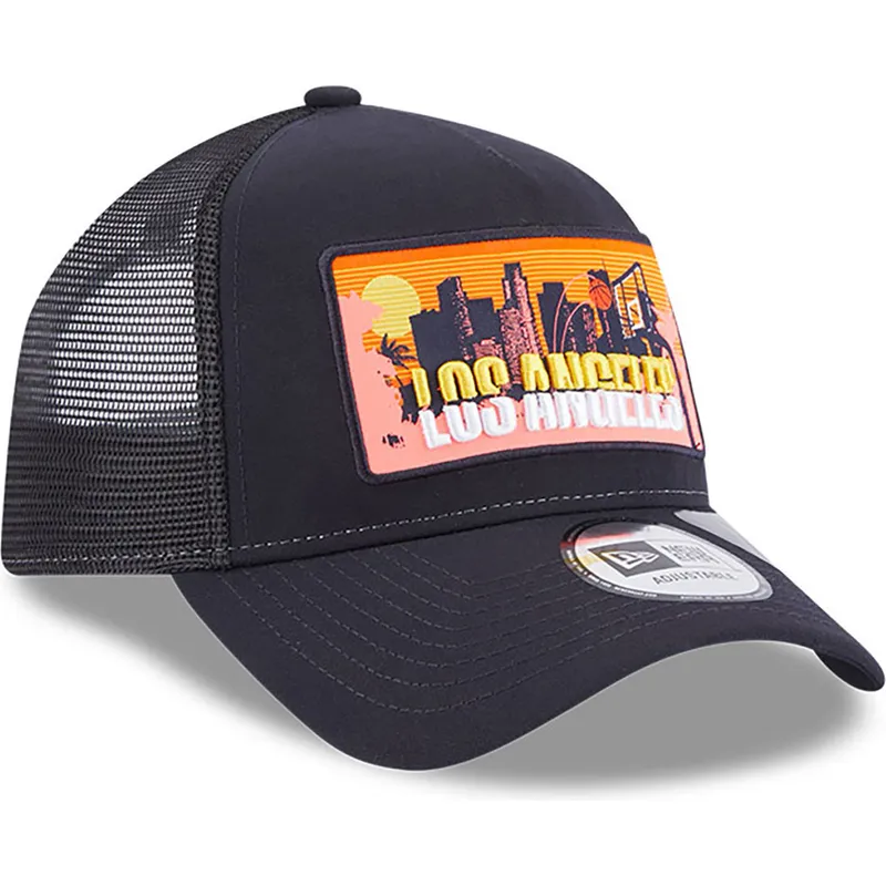 cappelli-curva-blu-marino-snapback-a-frame-repreve-license-plate-dei-los-angeles-di-new-era