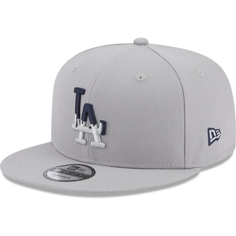 mutzen-flach-grau-snapback-9fifty-team-drip-der-los-angeles-dodgers-mlb-von-new-era