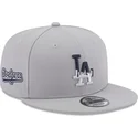 casquette-plate-grise-snapback-9fifty-team-drip-los-angeles-dodgers-mlb-new-era