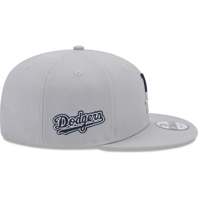 mutzen-flach-grau-snapback-9fifty-team-drip-der-los-angeles-dodgers-mlb-von-new-era