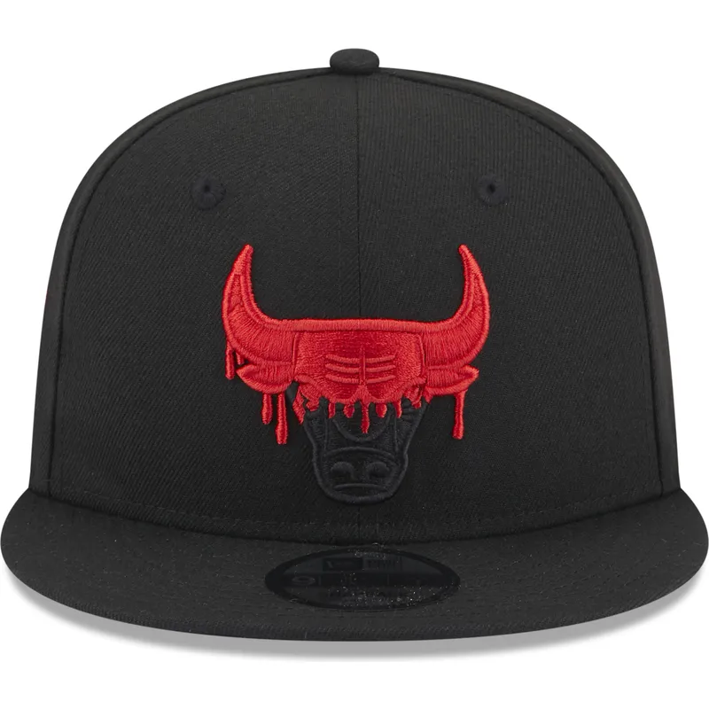 cappelli-piatta-nero-snapback-9fifty-team-drip-dei-chicago-bulls-nba-di-new-era