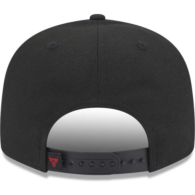 cappelli-piatta-nero-snapback-9fifty-team-drip-dei-chicago-bulls-nba-di-new-era