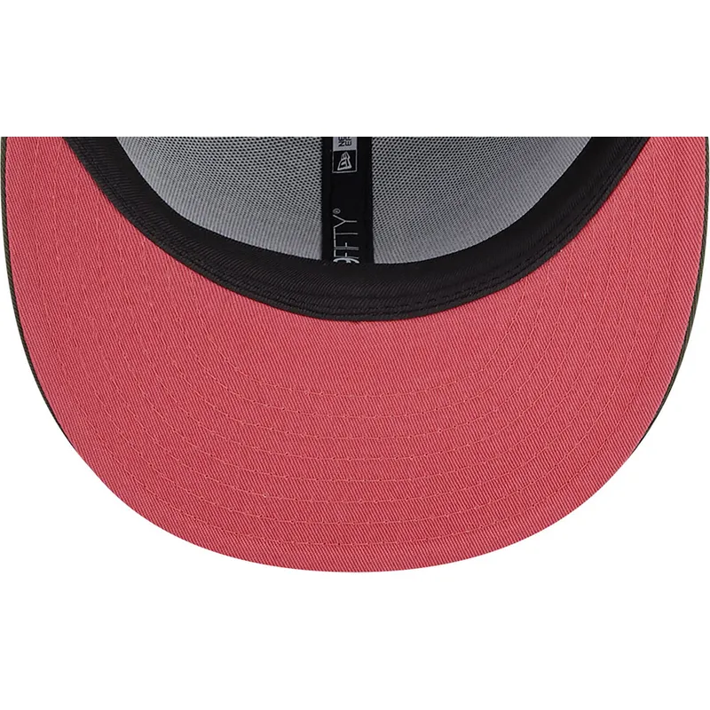 mutzen-flach-grun-snapback-9fifty-side-patch-der-los-angeles-dodgers-mlb-von-new-era