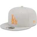 cappelli-piatta-beige-snapback-9fifty-side-patch-dei-los-angeles-dodgers-mlb-di-new-era