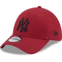 mutzen-gebogen-rot-angepasst-39thirty-comfort-der-new-york-yankees-mlb-von-new-era
