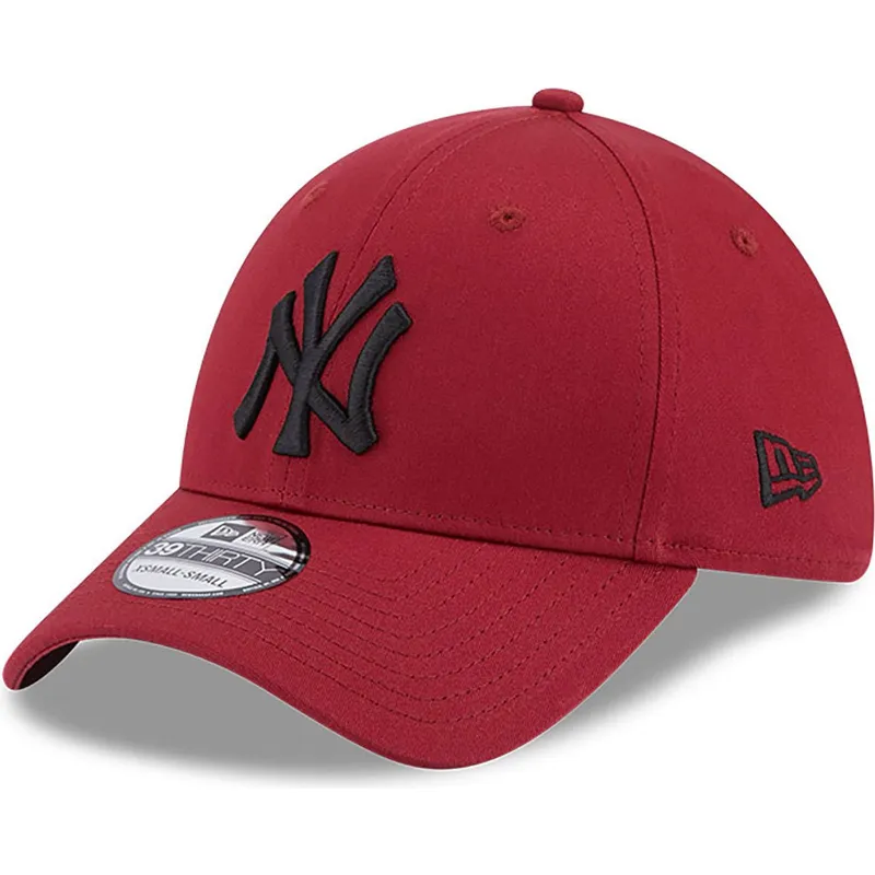 mutzen-gebogen-rot-angepasst-39thirty-comfort-der-new-york-yankees-mlb-von-new-era
