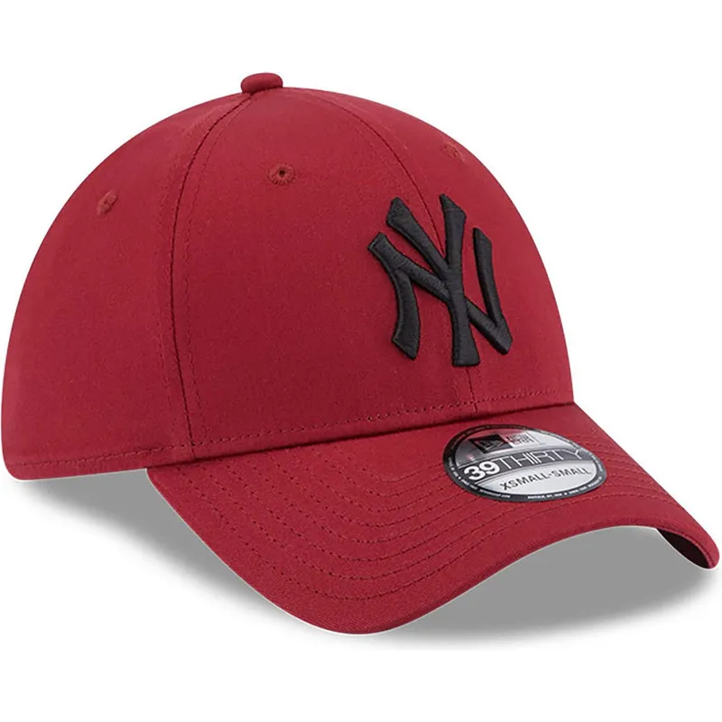 mutzen-gebogen-rot-angepasst-39thirty-comfort-der-new-york-yankees-mlb-von-new-era