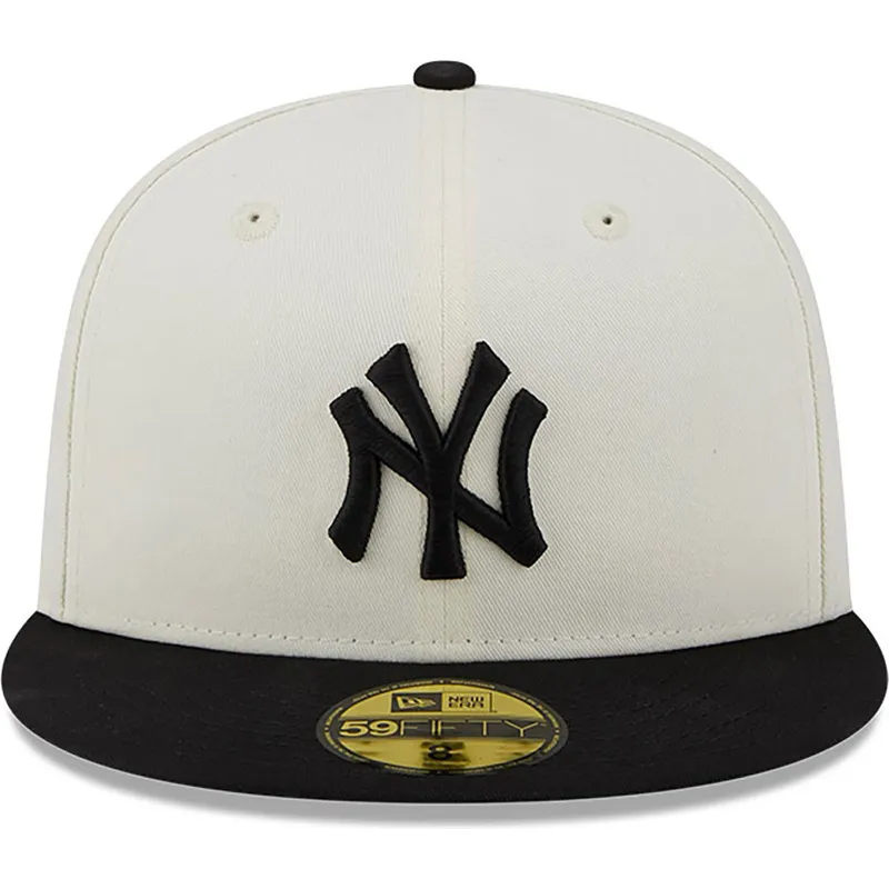 cappelli-piatta-bianco-regolato-59fifty-championships-dei-new-york-yankees-mlb-di-new-era