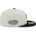 cappello-piatto-bianco-e-nero-aderente-59fifty-championships-dei-las-vegas-raiders-nfl-di-new-era