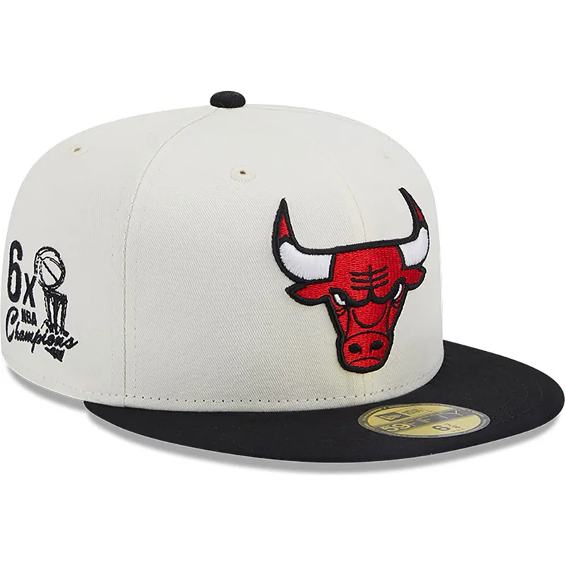 cappelli-piatta-bianco-regolato-59fifty-championships-dei-chicago-bulls-nba-di-new-era cappelli-piatta-bianco-regolato-59fifty-championships-dei-chicago-bulls-nba-di-new-era