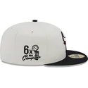 cappello-piatto-bianco-e-nero-aderente-59fifty-championships-dei-chicago-bulls-nba-di-new-era