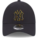 cappellino-regolabile-blu-navy-9forty-team-outline-dei-new-york-yankees-mlb-di-new-era