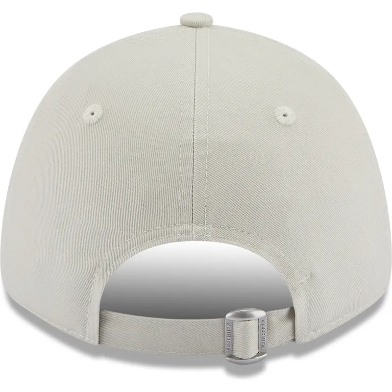 cappelli-curva-beige-cinghia-regolabile-9forty-team-outline-dei-new-york-yankees-mlb-di-new-era
