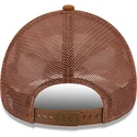 mutzen-gebogen-braun-snapback-a-frame-league-essential-der-los-angeles-dodgers-mlb-von-new-era