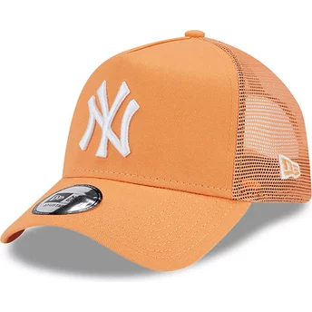 Casquette trucker orange A Frame League Essential New York Yankees MLB New Era