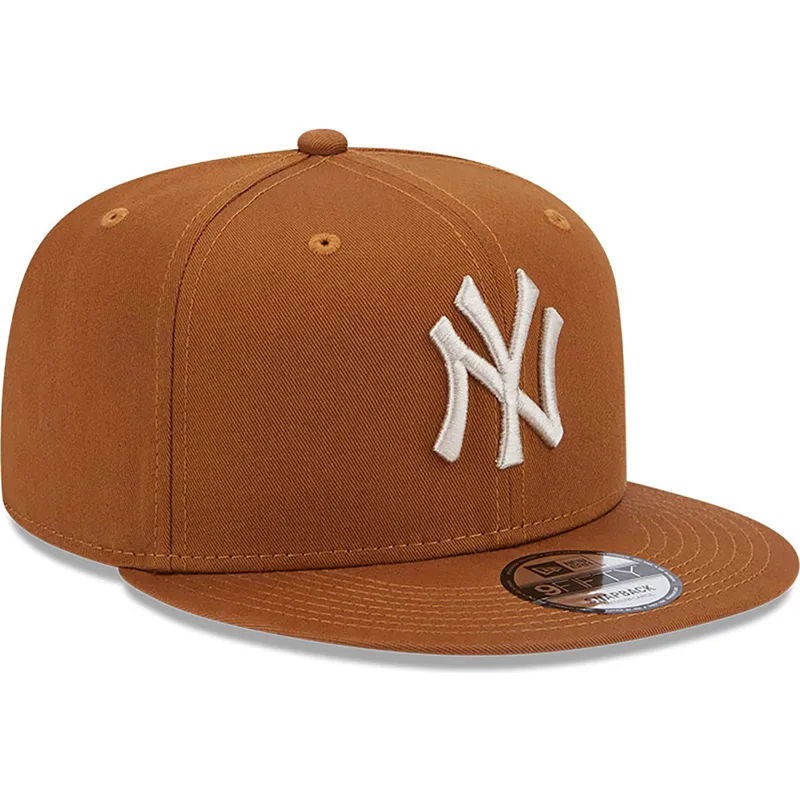 Gorra plana negra ajustada 59FIFTY Essential de New York Yankees MLB de New  Era